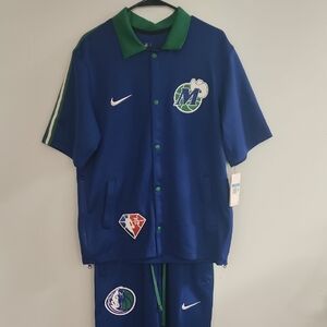 Dallas Mavericks Dri Fit Pant And Shirt Set
